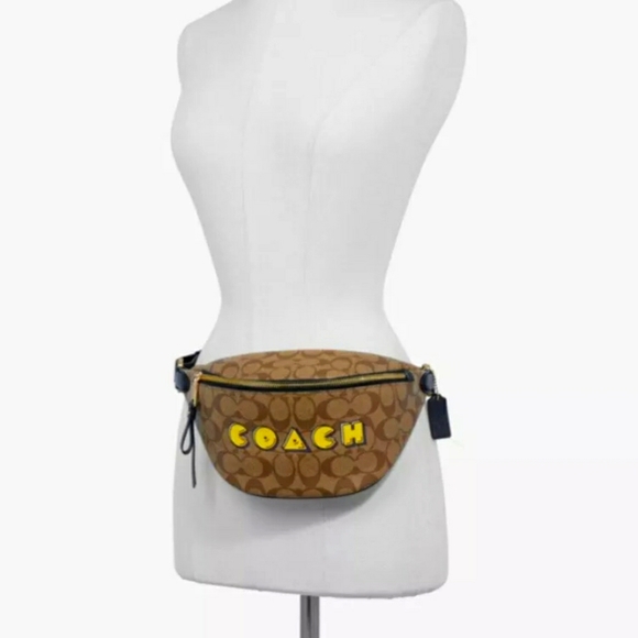 coach pac man fanny pack
